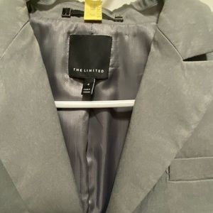 The limited size 4 grey blazer